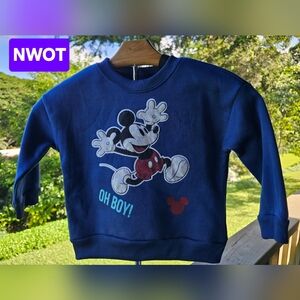 Disney Kids Mickey Mouse Sweatshirt NWOT